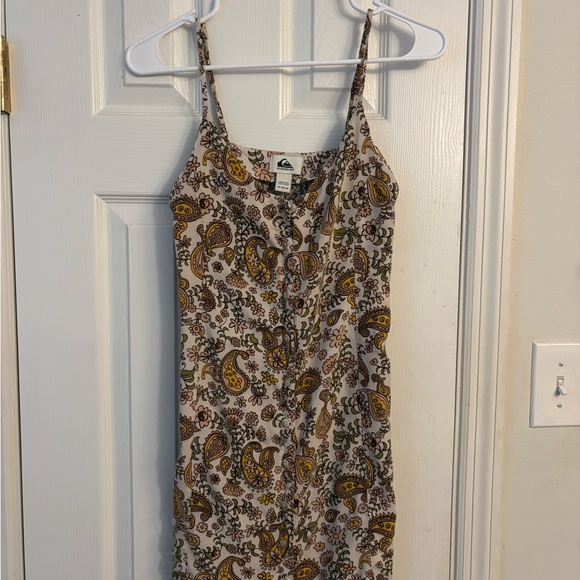 Quiksilver Floral Paisley Button-Up Dress - Picture 1 of 4